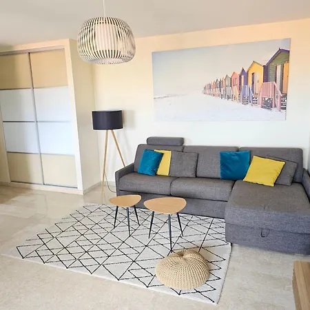 T2 Lumineux De Standing 45m2 Au Calme Proche A Pied Et Centre-ville-wifi-climatisation 昂蒂布