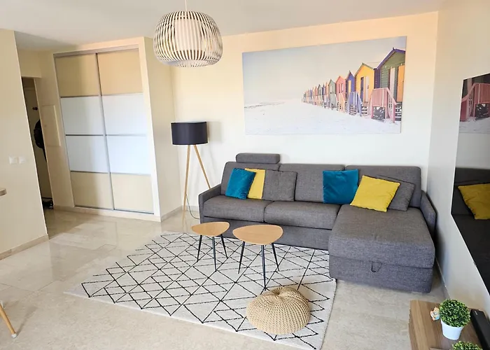 T2 Lumineux De Standing 45m2 Au Calme Proche A Pied Et Centre-ville-wifi-climatisation Antibes