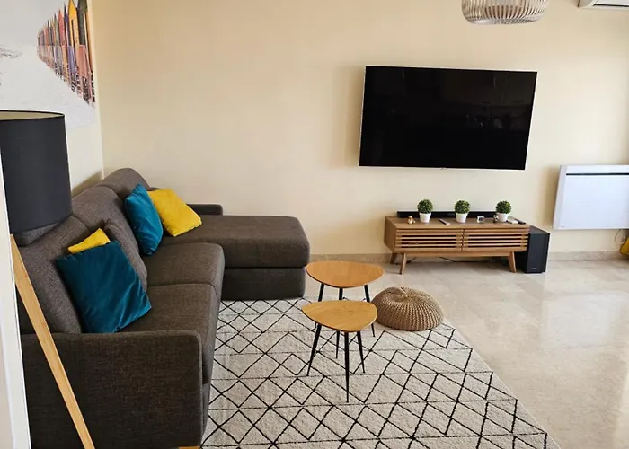 T2 Lumineux De Standing 45m2 Au Calme Proche A Pied Et Centre-ville-wifi-climatisation